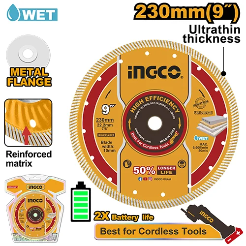 Disc diamant 230mm INGCO DMD052301