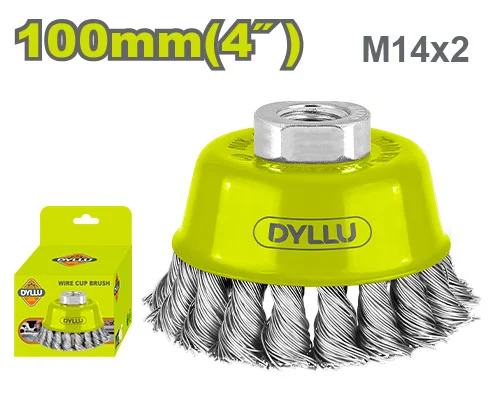 Perie cupa slefuit сu sarma M14 D 100mm DYLLU DTCE2402