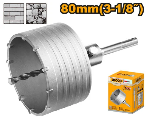 Коронка по бетону 80мм INGCO HCB0801