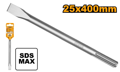 Зубило плоское SDS Max 18X25X400 мм INGCO DBC0224001