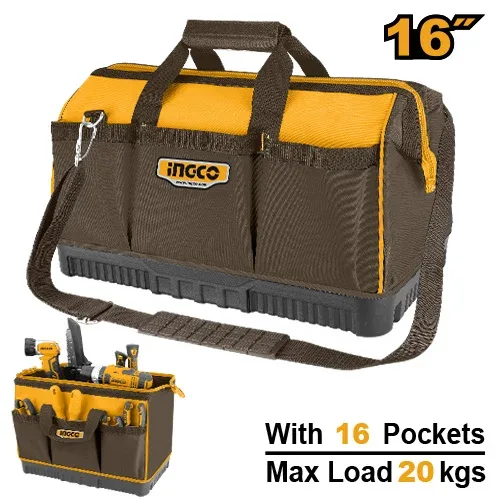 Geanta pentru scule 40 cm INGCO HTBG08 INDUSTRIAL Geanta pentru scule 40 cm INGCO HTBG08 INDUSTRIAL