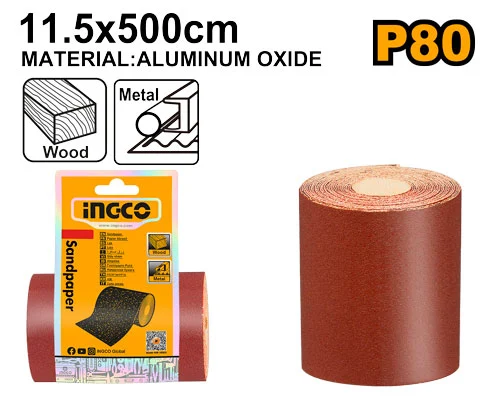 Абразивная бумагa 11.5×500cм INGCO AKHS08065