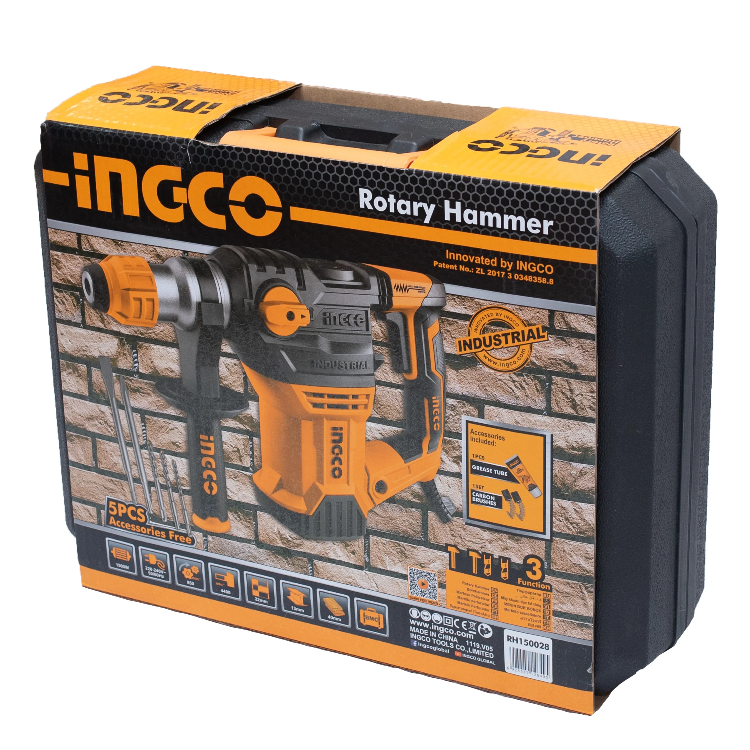 Ciocan rotopercutor 1500W INGCO RH150028 Ciocan rotopercutor 1500W INGCO RH150028