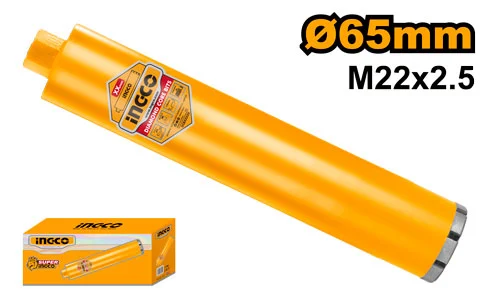 Буровая коронка с алмазным напылением 65мм INDUSTRIAL INGCO DCB580658