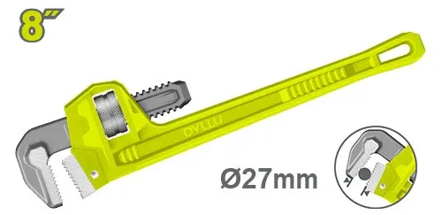 Cheie pentru tevi 8″ DYLLU DTPW1108