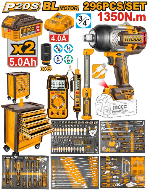 Set instrumente 296 buc. INGCO HTCS282962