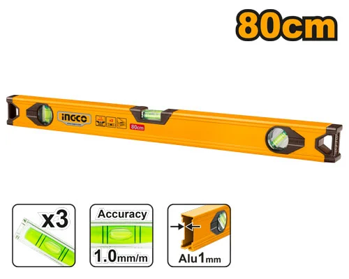 Уровень 3 глазка 80cm INGCO HSL18080