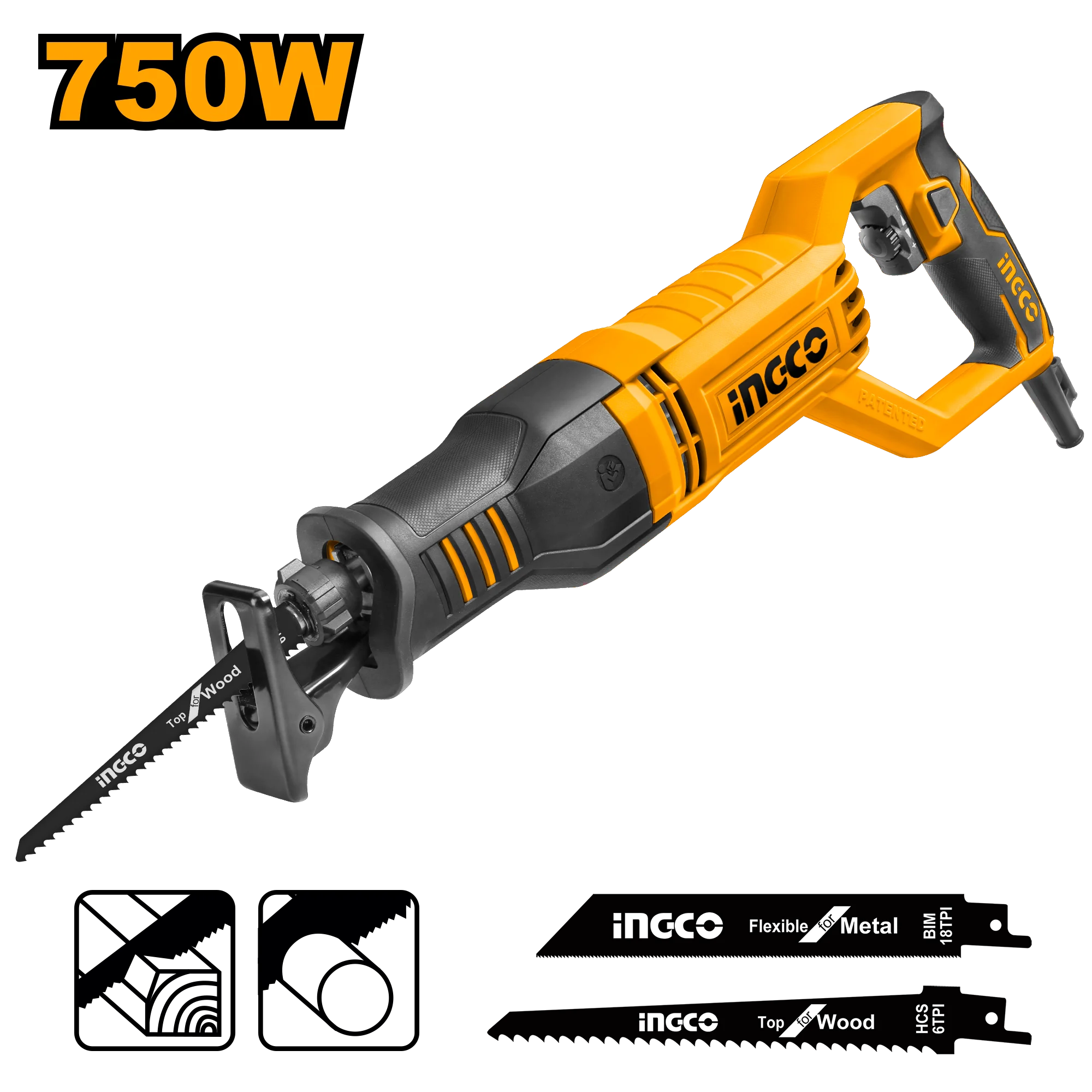 Fierăstrău alternativ 750W INGCO RS8008