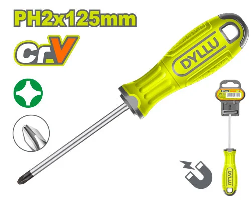Surubelniță cruce PH2*125mm DYLLU DTSD2225