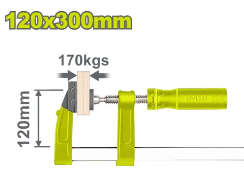 Menghina cu surub tip F 120x300mm DYLLU DTCP2121 Menghina cu surub tip F 120x300mm DYLLU DTCP2121