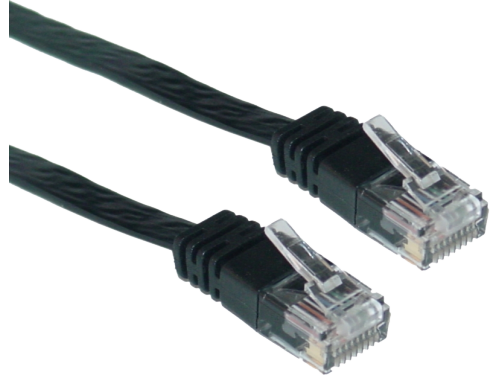 Cablu UTP Patch cord cat. 5E - 3m, black, Spacer
