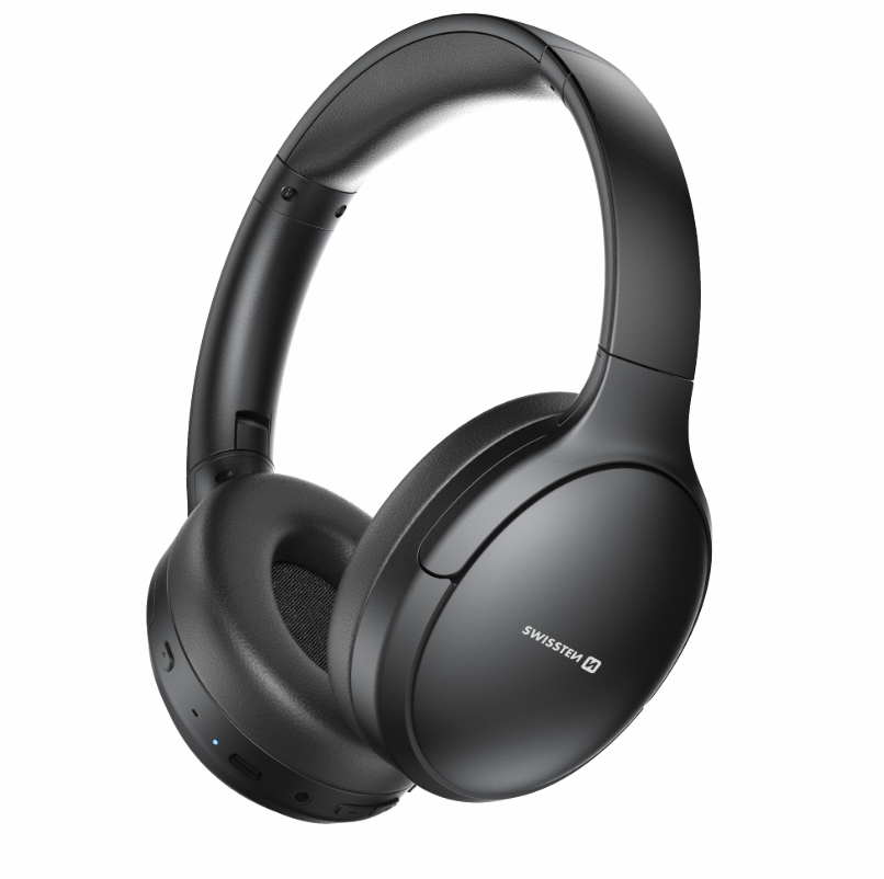 Earphones SWISSTEN Bluetooth ANC PURE Black