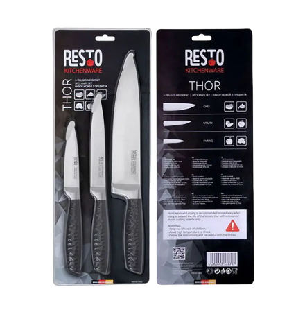 Knife set RESTO 95502 THOR
