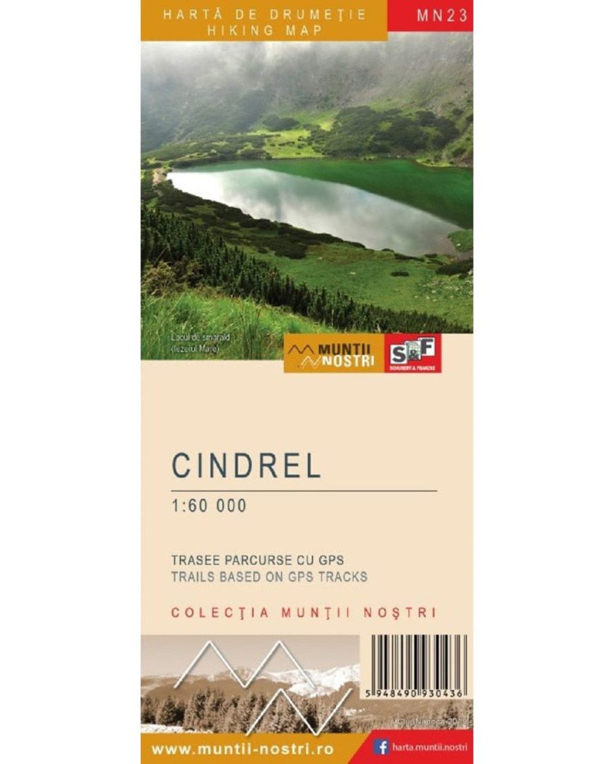 Туристическая карта «Muntii Cindrel»