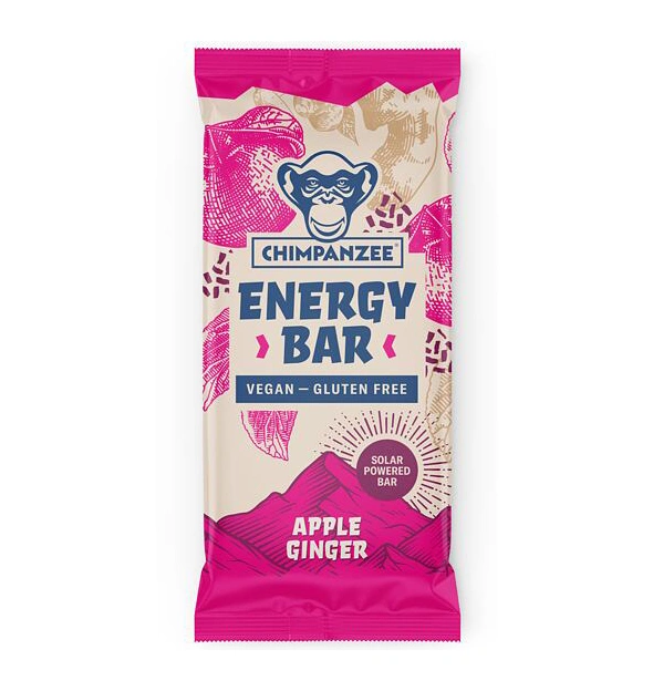 Baton proteic Chimpanzee Energy Bar Apple and Ginger