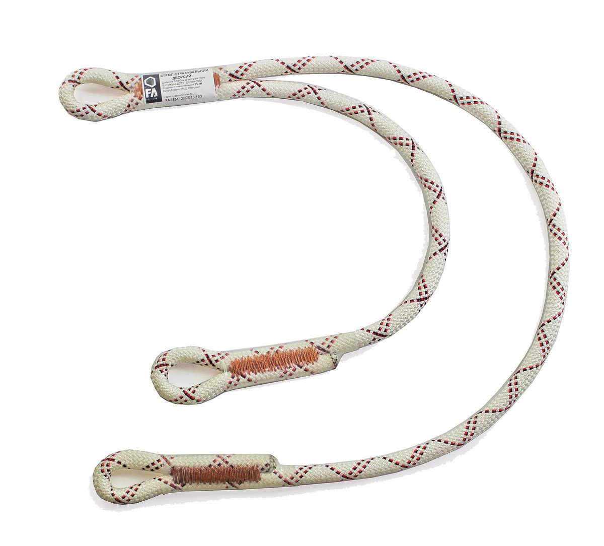 Lonjă cu frânghie statică First Ascent 60cm 80/55 Lonjă cu frânghie statică First Ascent 60cm 80/55