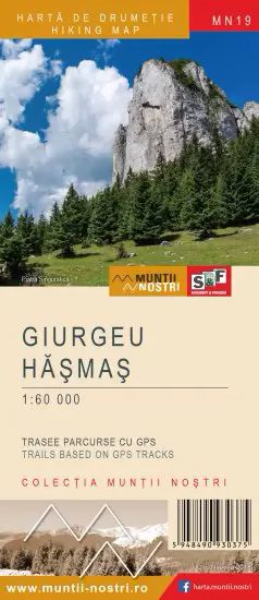 Туристическая карта «Muntii Giurgeu Hasmas»