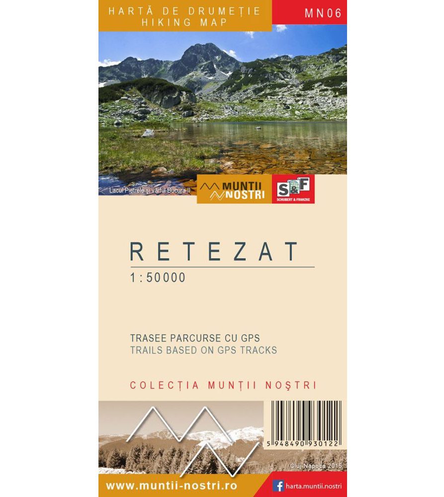 Туристическая карта «Muntii Retezat»