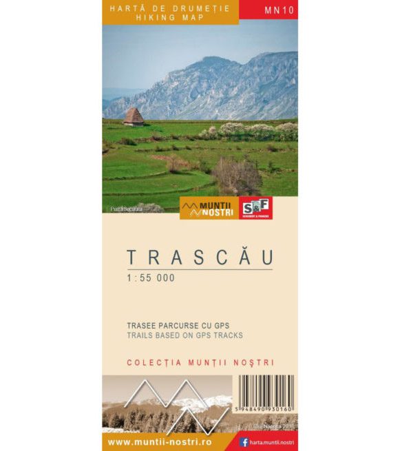 Туристическая карта «Muntii Trascau»