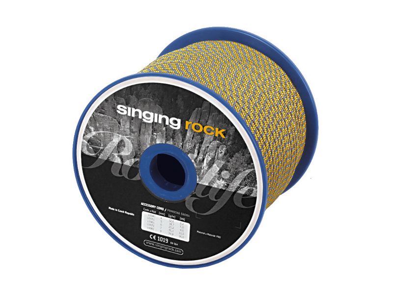 Cablu Singing Rock 5mm Black Cablu Singing Rock 5mm Black