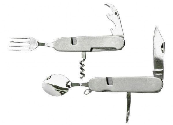 Set tacâmuri BasicNature Cutlery Biwak Survival Set tacâmuri BasicNature Cutlery Biwak Survival