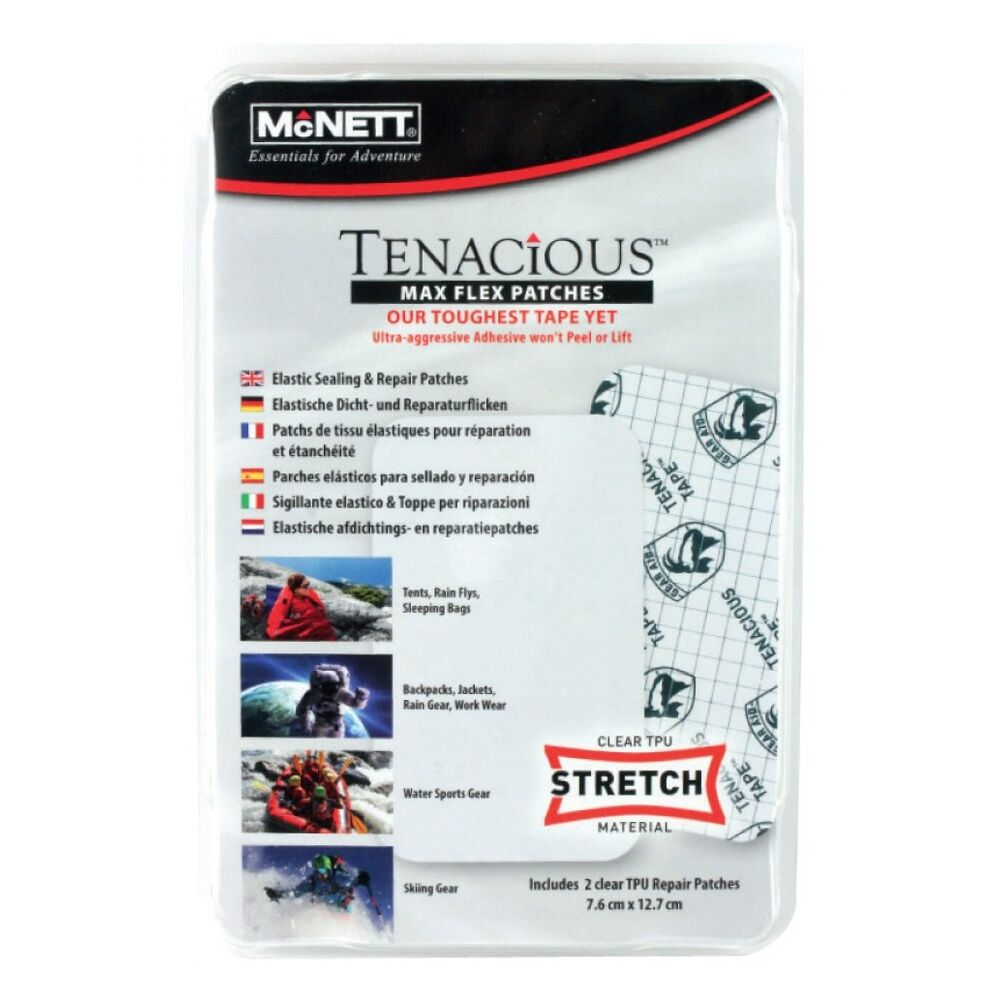 Set reparatie McNett Tenacious Tape Flex Patches Set reparatie McNett Tenacious Tape Flex Patches