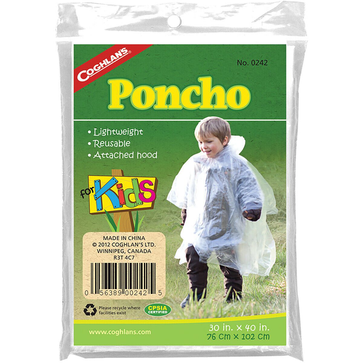 Poncho Coghlans Poncho for kids transparent Poncho Coghlans Poncho for kids transparent