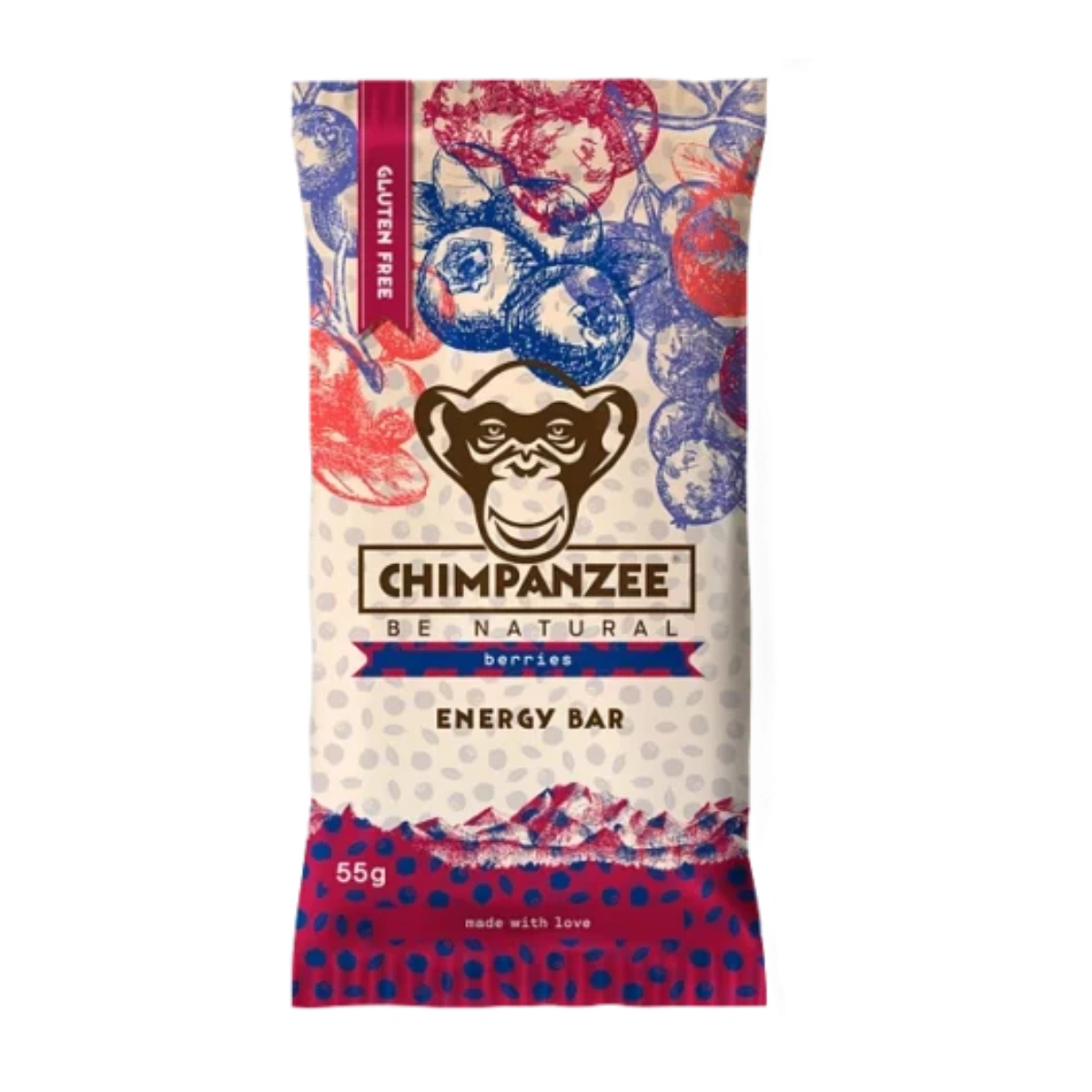Baton proteic Chimpanzee Energy Bar Berries