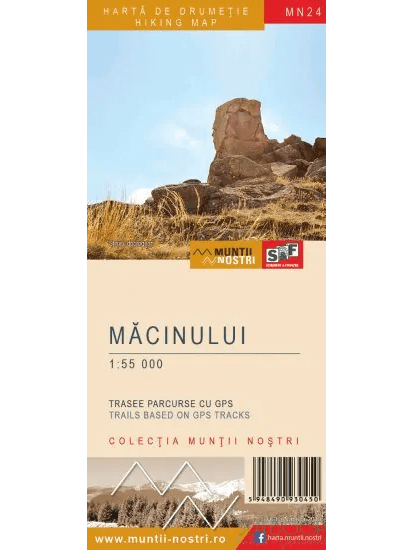 Туристическая карта «Muntii Macinului»