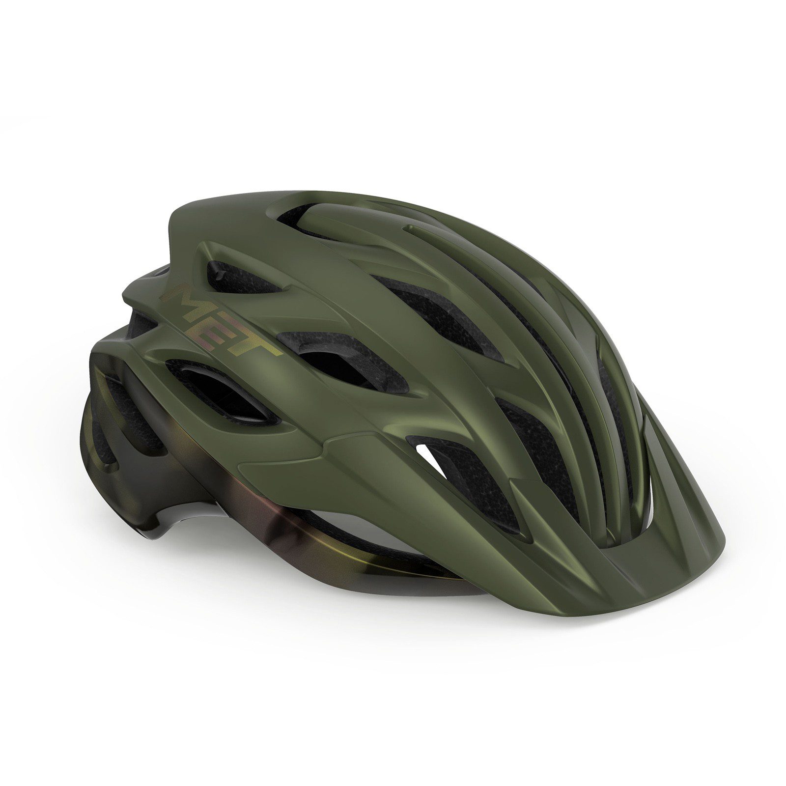 Cască ciclism Met Velenco Ce olive iridescent matt (Mărime articole pentru cap: M)