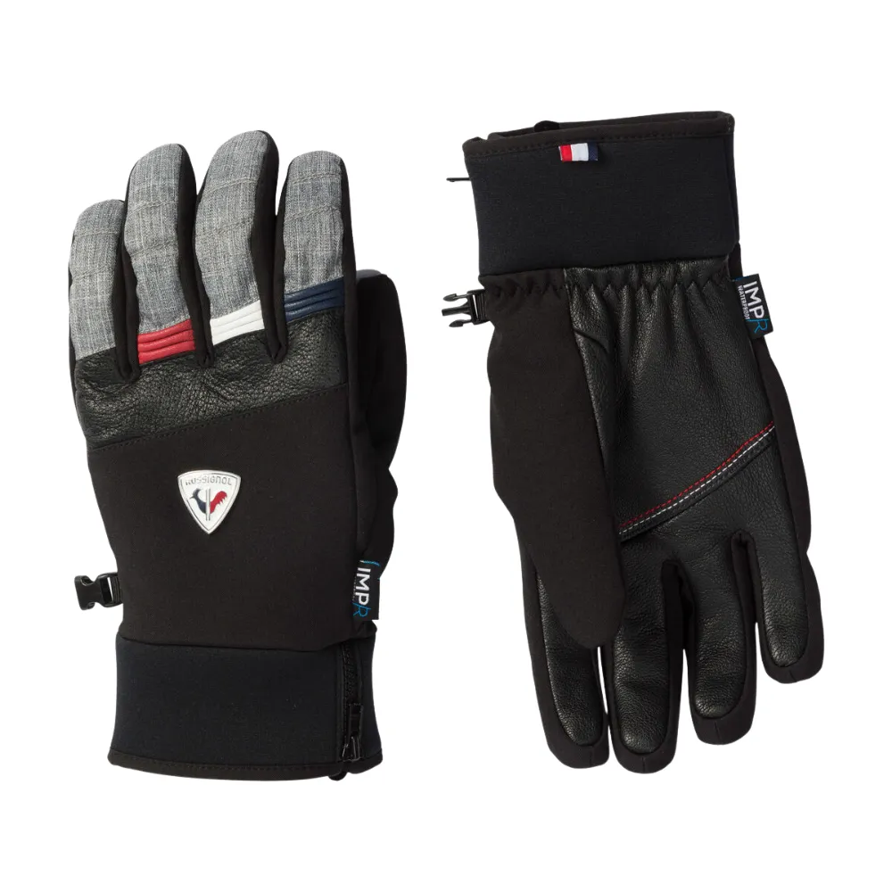 Mănuși Rossignol Strato Impr heather grey (Mărime: L)