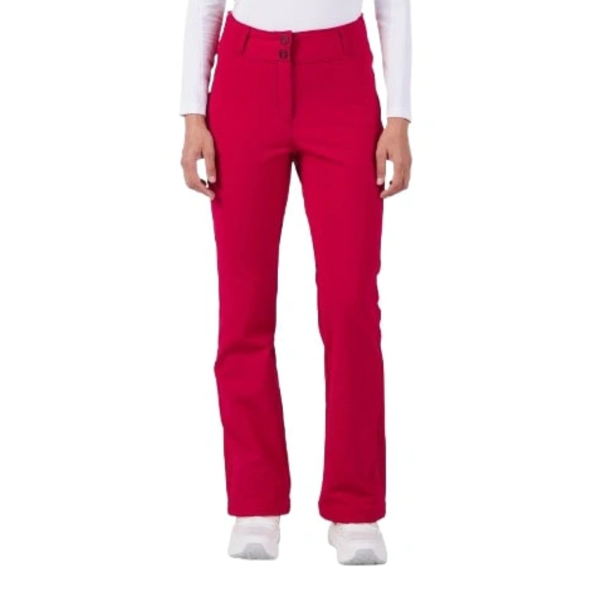 Pantaloni schi Rossignol Ski Softshell Wmn (Mărime: S; Culoare: ruby red)