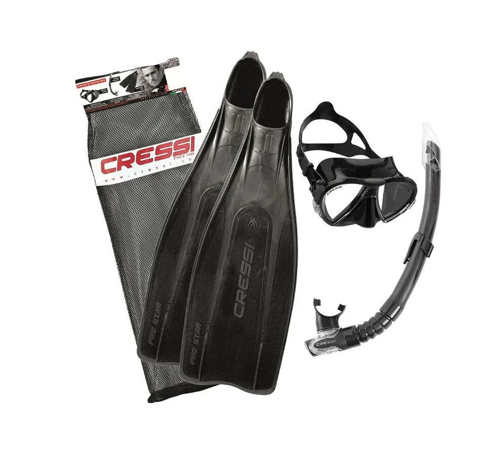 Set Cressi-Sub Pro Star Bag (Mărime labe de înot: 43/44)