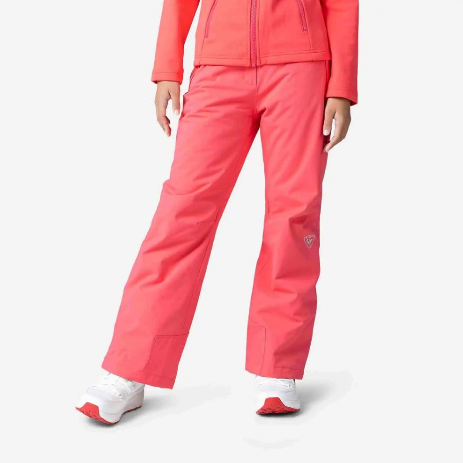 Pantaloni pentru copii Rossignol Girl Ski JR pink lift (Mărime îmbrăcăminte copii: 128)
