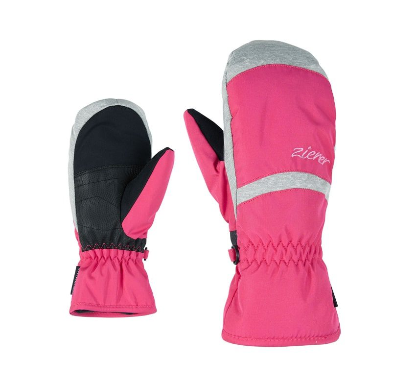 Варежки Ziener Lejanos pop pink (Размер перчаток: 3)