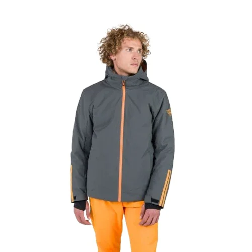 Geacă de schi Rossignol Strawpile Mns onyx grey (Mărime: S)
