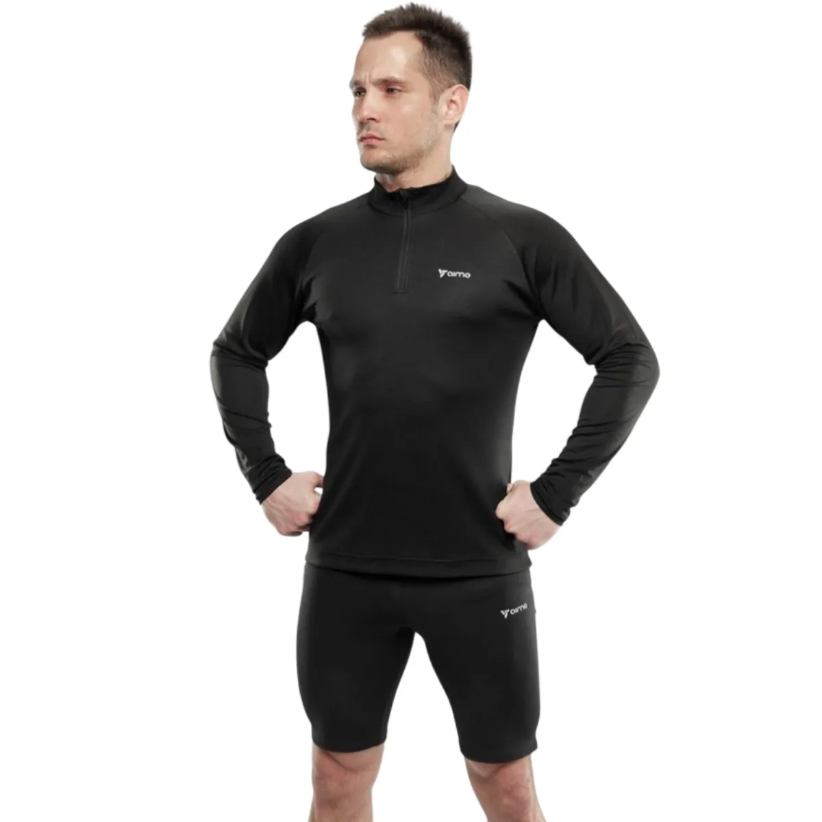 Tricou Aimo Workout Mns black (Mărime: L)