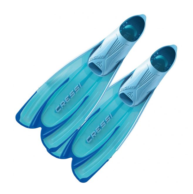 Labe inot Cressi-Sub Agua aquamarine (Mărime labe de înot: 39/40)