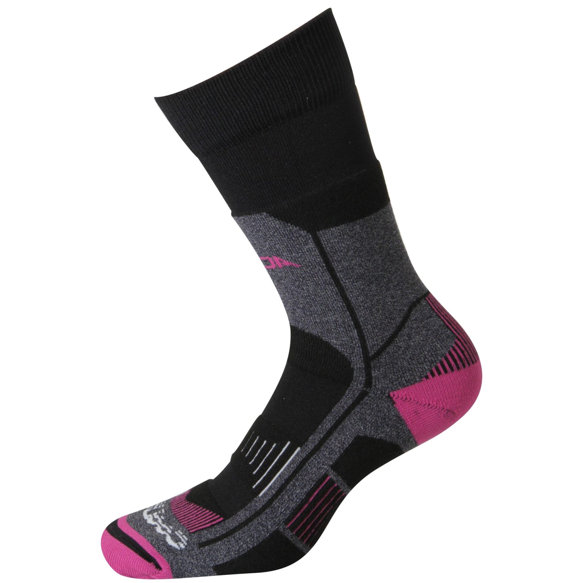 Șosete Accapi Trekking Ultralight JR black/fuxia (Mărime șosete: 31-34)