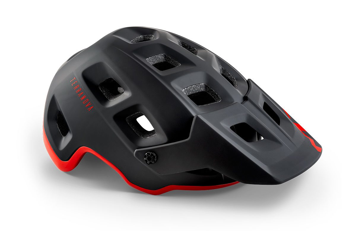 Cască ciclism Met Terranova black red glossy (Mărime articole pentru cap: M)