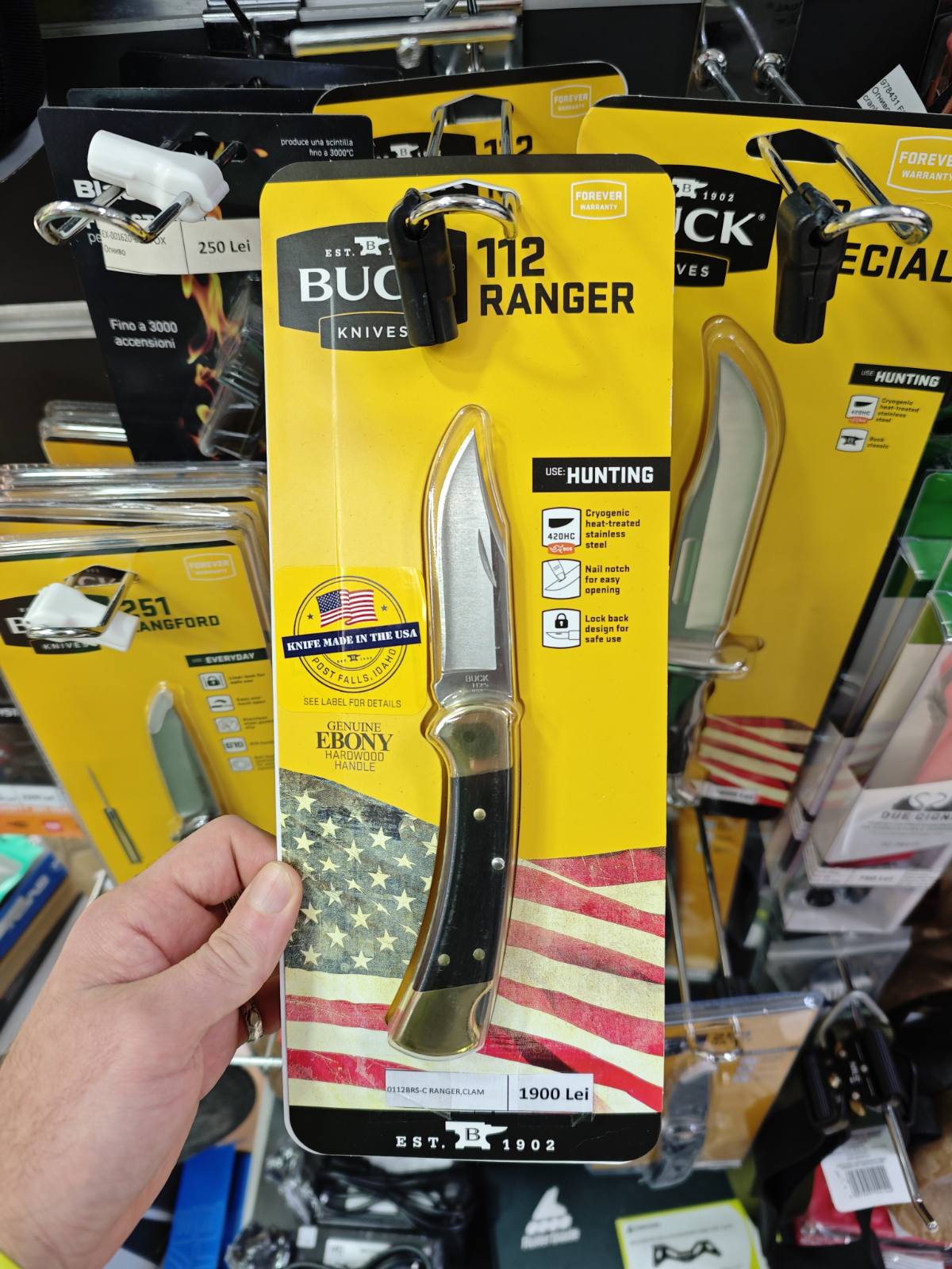 0112BRS-B 112 Ranger® Knife Buck 