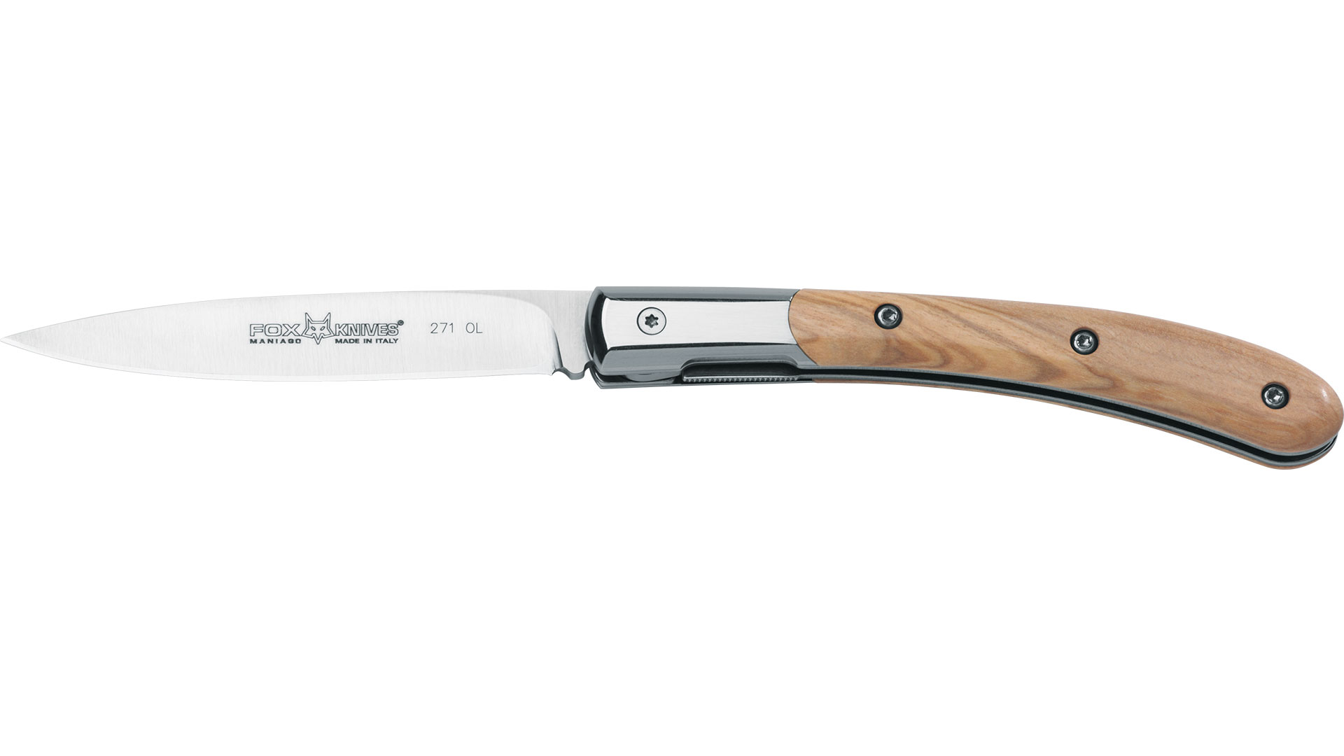 Нож 271 ol fox elite: coltello chiudibile, lama acciaio inox n690