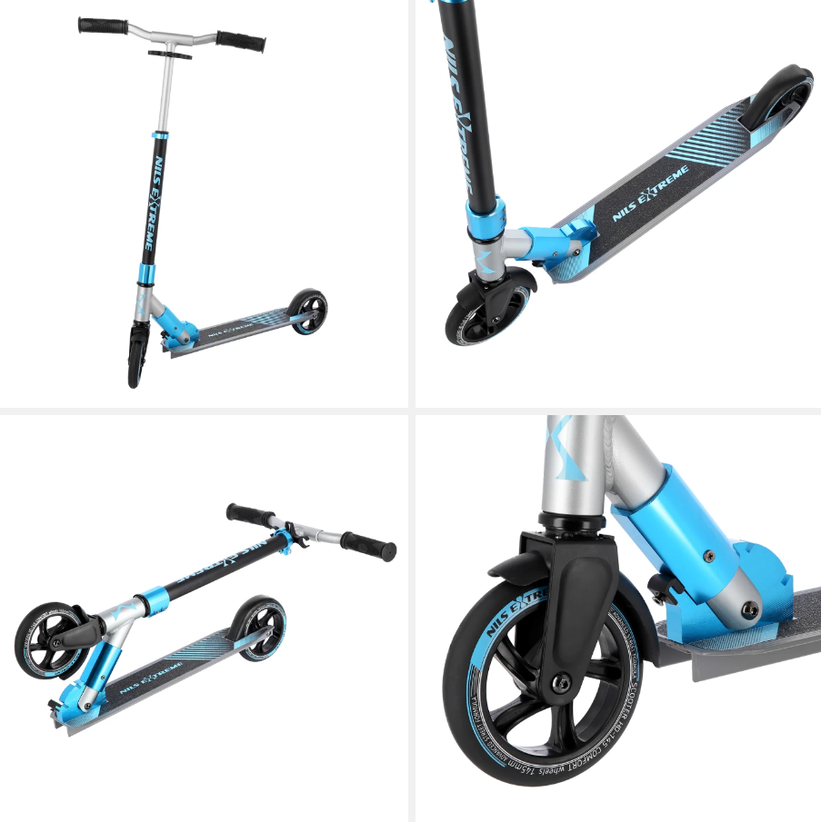 HD145 Abisal GRAPHITE-BLUE SCOOTER NILS EXTREME