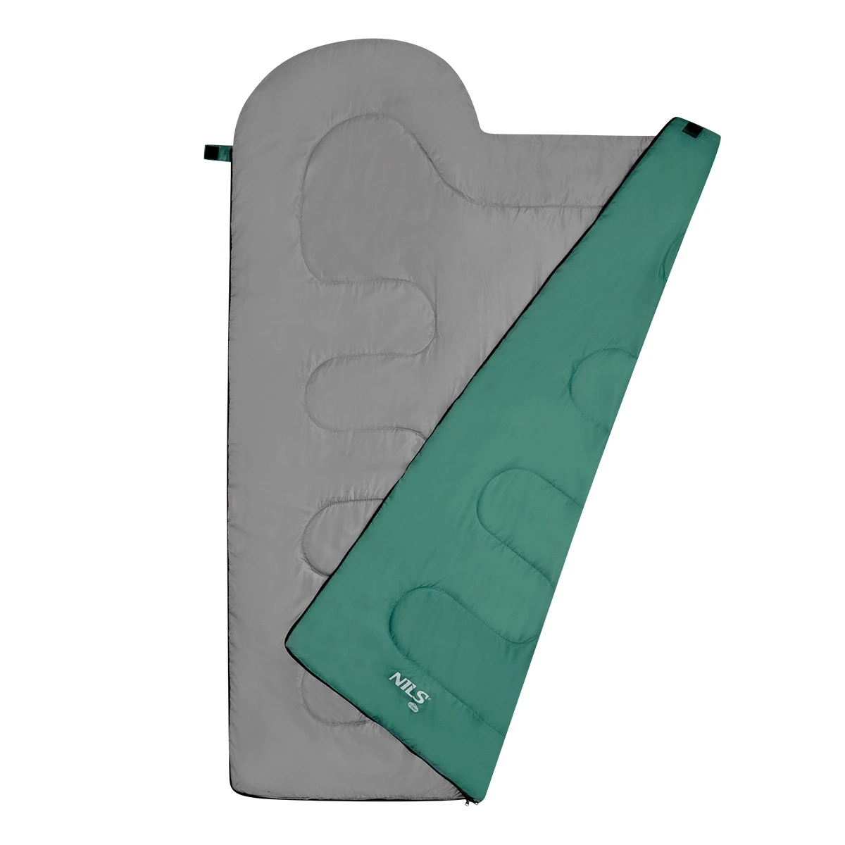 NC2105 Abisal GREEN-GRAY SLEEPING BAG SIZE M NILS CAMP