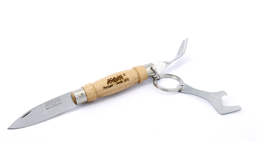 2023 MAM POCKET KNIFE WITH FORK AND BOTTLE TOP REMOVER