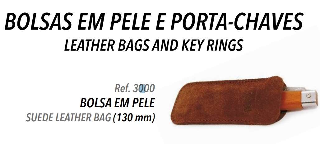 3000 MAM SUEDE LEATHER BAG FOR KNIFE