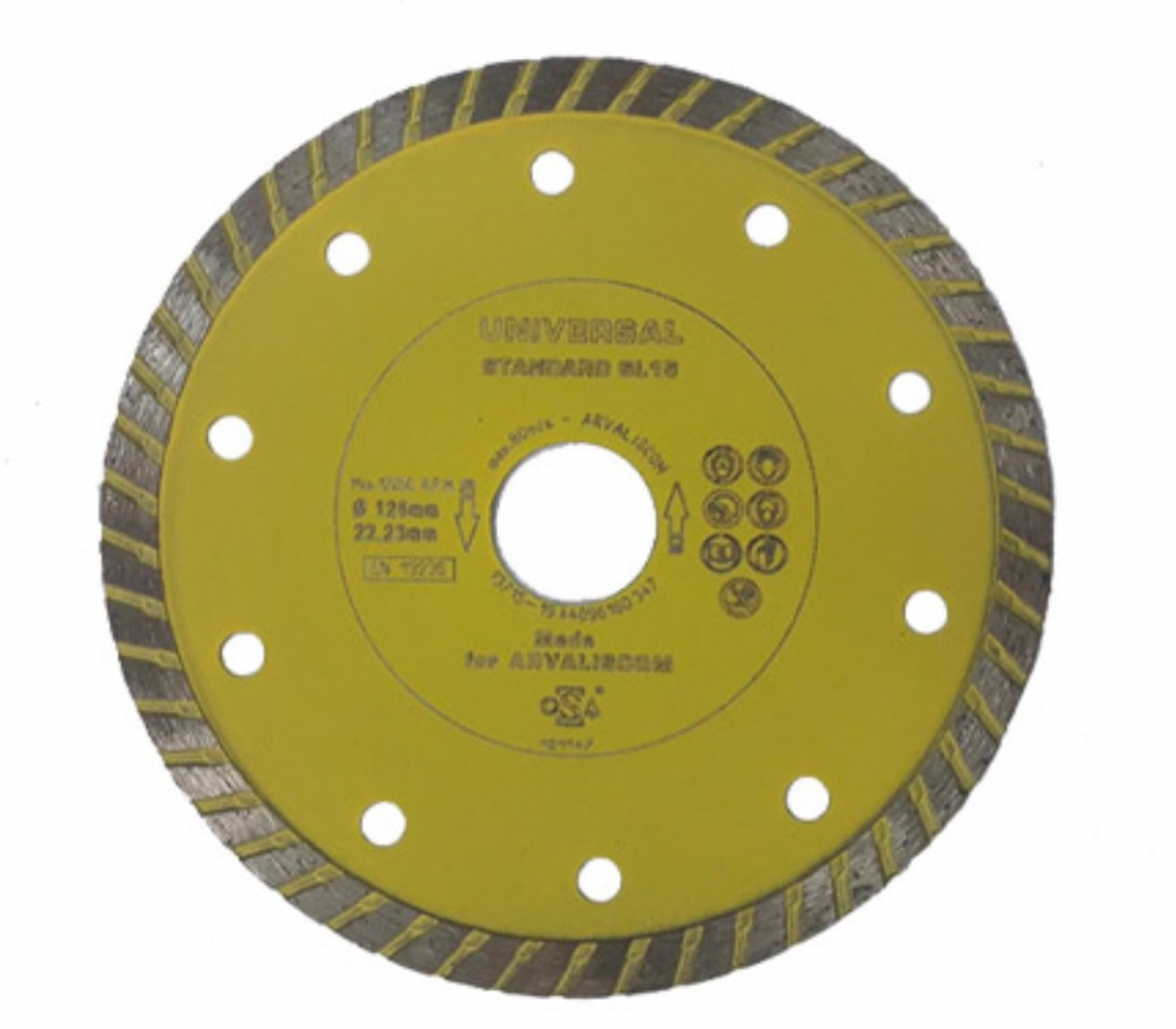 Диск aлмазный Universal Standard SL15 125*22,23 2,4*7 Диск aлмазный Universal Standard SL15 125*22,23 2,4*7