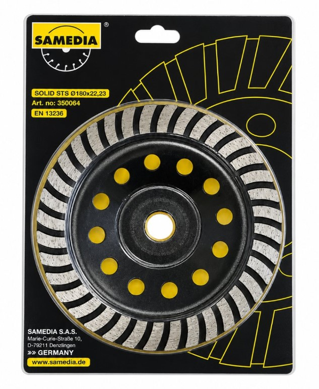 Disc cupa diamantata STS 180x22.23 turbo segment Samedia Disc cupa diamantata STS 180x22.23 turbo segment Samedia