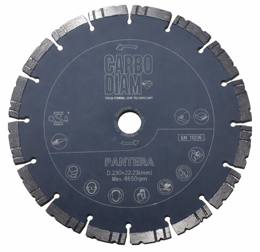 Disc diamantat p/u beton armat 230x22.23 AGRESIV Pantera