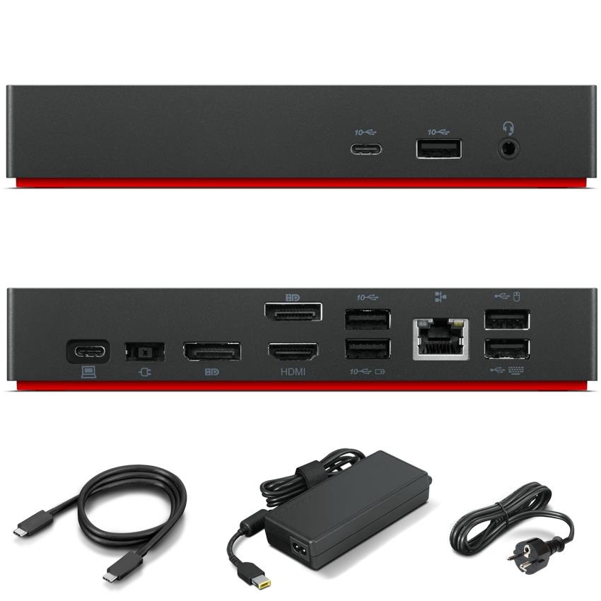 USB-C Док-станция Lenovo ThinkPad Universal/ 1xHDMI/ 2xDP/ 1xUSB-C/ 5xUSB-A USB-C Док-станция Lenovo ThinkPad Universal/ 1xHDMI/ 2xDP/ 1xUSB-C/ 5xUSB-A
